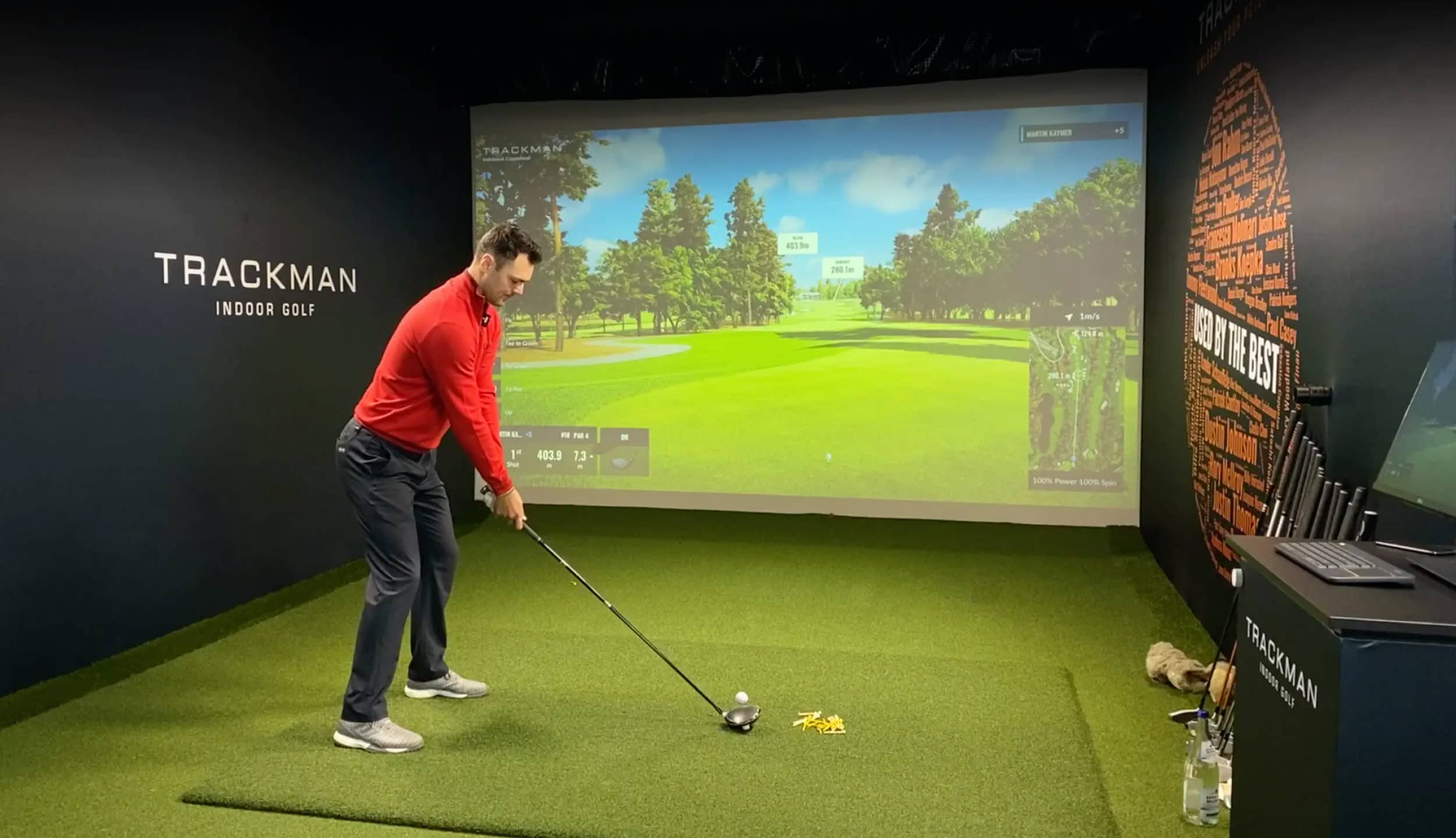 Trackman Golf Simulator | The Grounds Driving Range Pro Shop